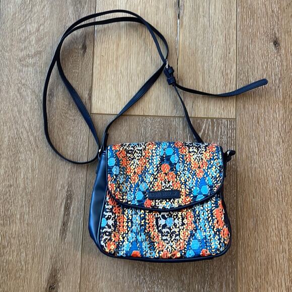 Vera Bradley Sequin Ikat Crossbody Purse - Picture 1 of 5